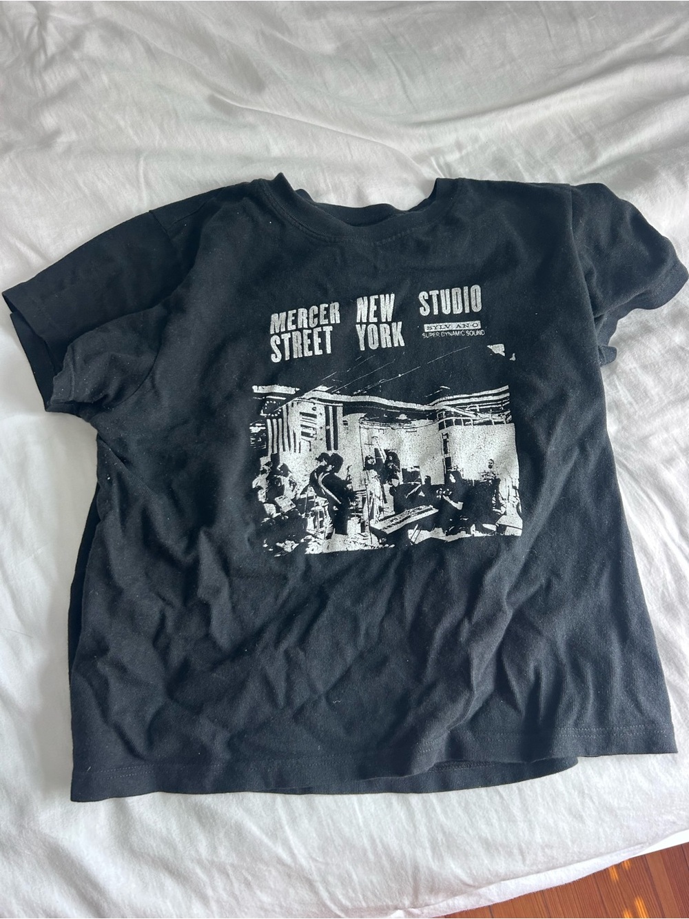 Brandy Melville Black Mercer Street New York Graphic Tee